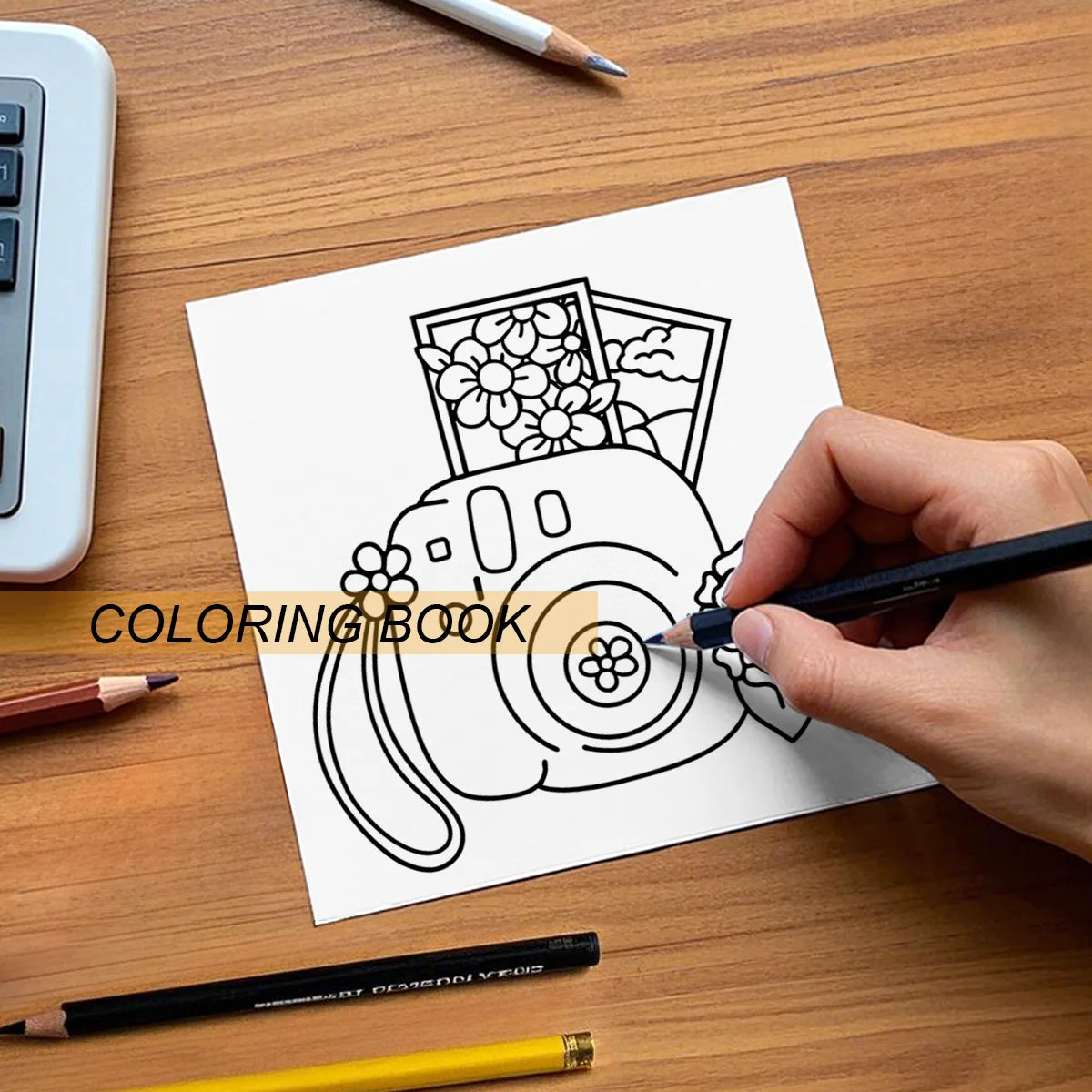 Cozy Girl Spring Art Coloring Book Adventure Color Cozy Adult Picture Book 24Page Cute Drawing Books Perfect Gift for Relaxation