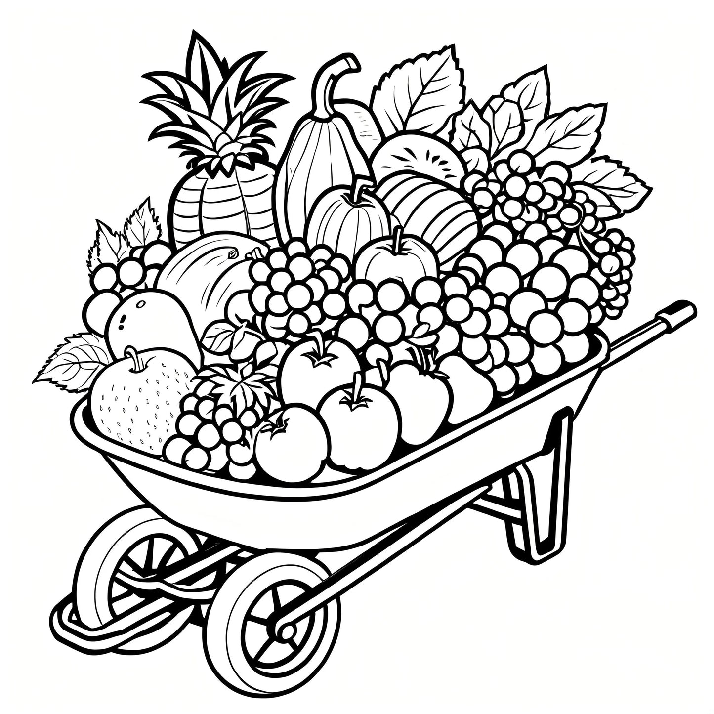 FOOD DRINK & SWEETS BOLD-EASY Coloring Book 24Page Perfect Gift for Adults Picture Book for Valentine'S, Christmas, Halloween