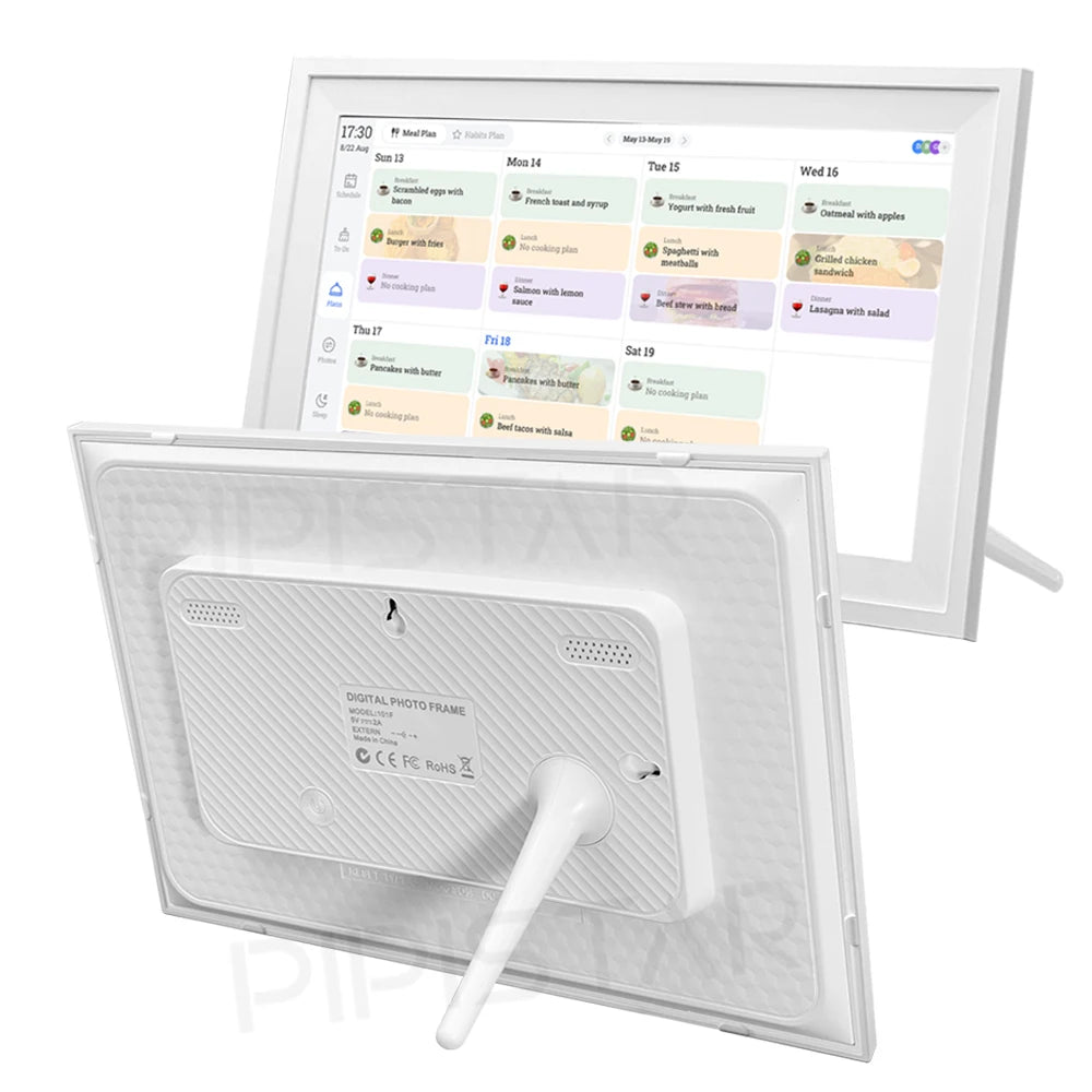 Wifi 15.6 Inch Digital Calendar Chore Chart Smart Family Schedules to Do List Touchscreen Planner Picture Frame HD Display