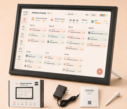 15.6" Touchscreen Digital Calendar