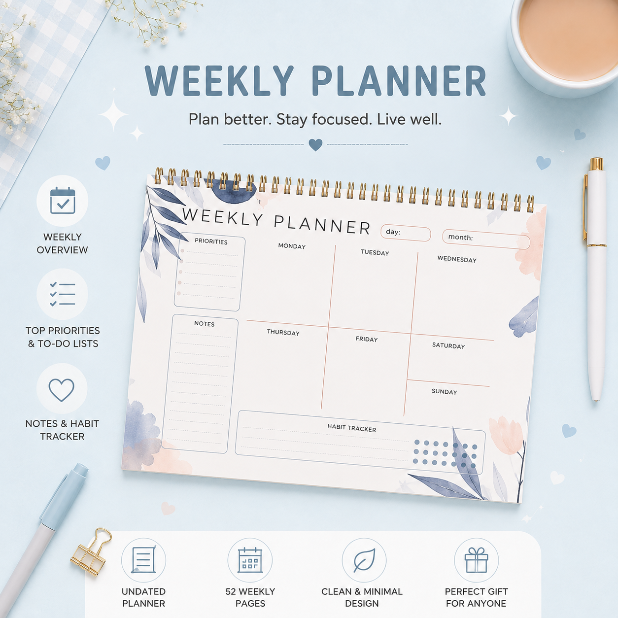 Weekly Planner with To-Do List
