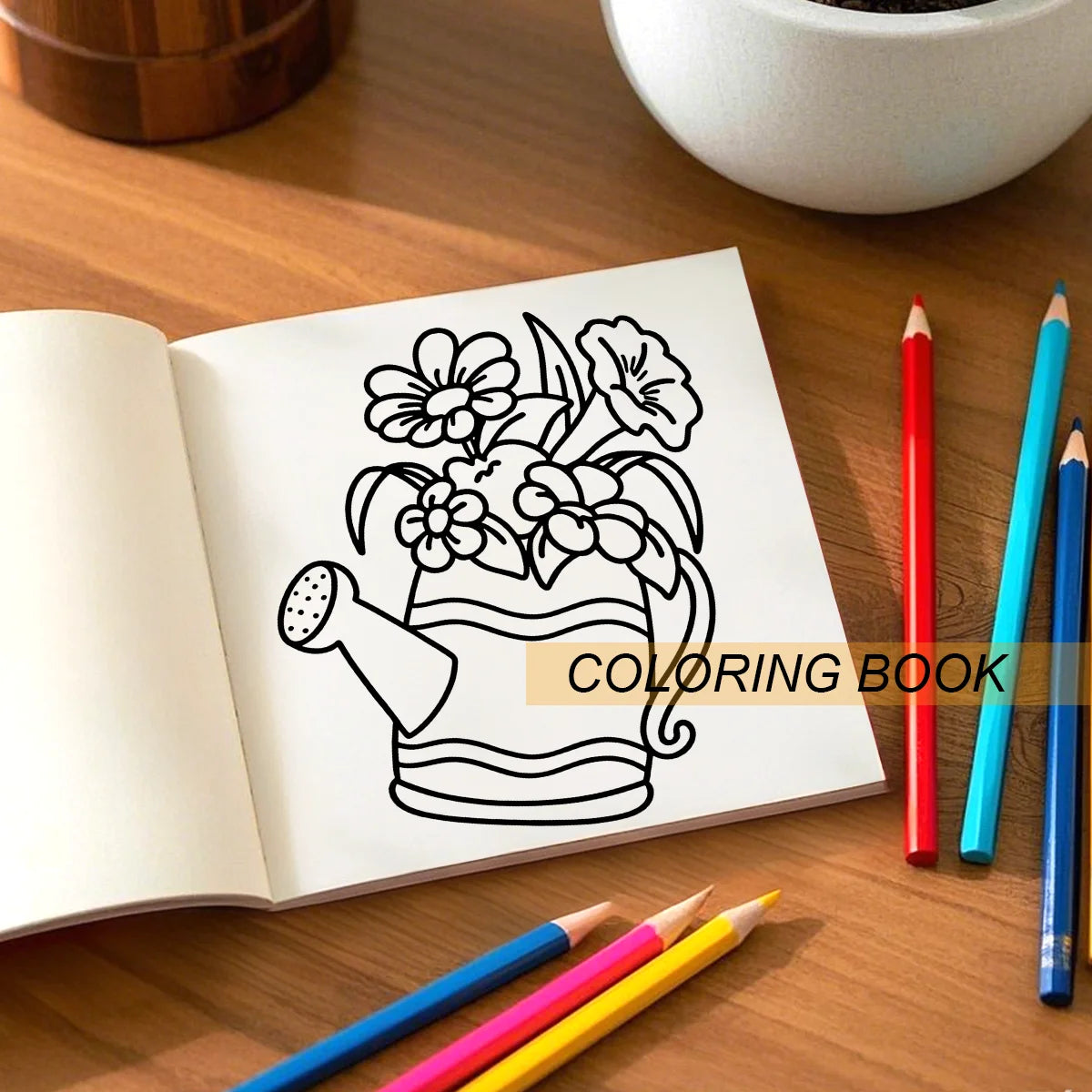Cozy Girl Spring Art Coloring Book Adventure Color Cozy Adult Picture Book 24Page Cute Drawing Books Perfect Gift for Relaxation
