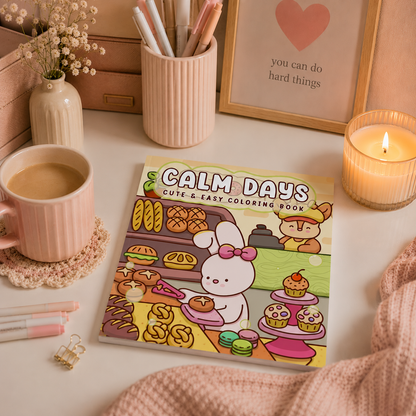 Calm Days Coloring Book