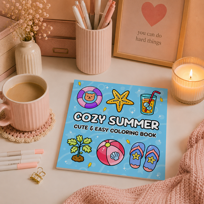 Cozy Summer Coloring Book