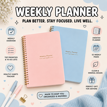 Notebook Planner Undated